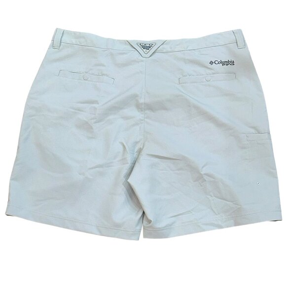 Columbia Tamiami 8" Shorts Cool Grey Size 38‎ Fishing Outdoor UPF Sun - Picture 3 of 8